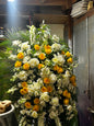 Funeral floral arrangements