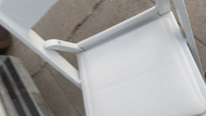 White Resin Folding Chair Rental – Outdoor Ceremony Seating LA