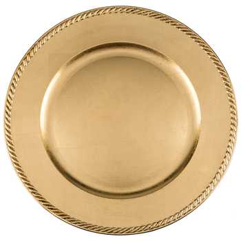 Gold Plate Charger